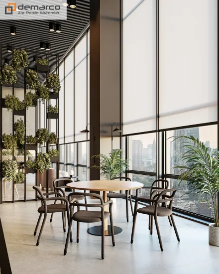 Zip Perde Serge Ferrari Soltis Horizon 96 resmi